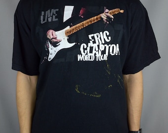 エリック・クラプトン 2001 ワールドツアー Tシャツ - Etsy 日本
