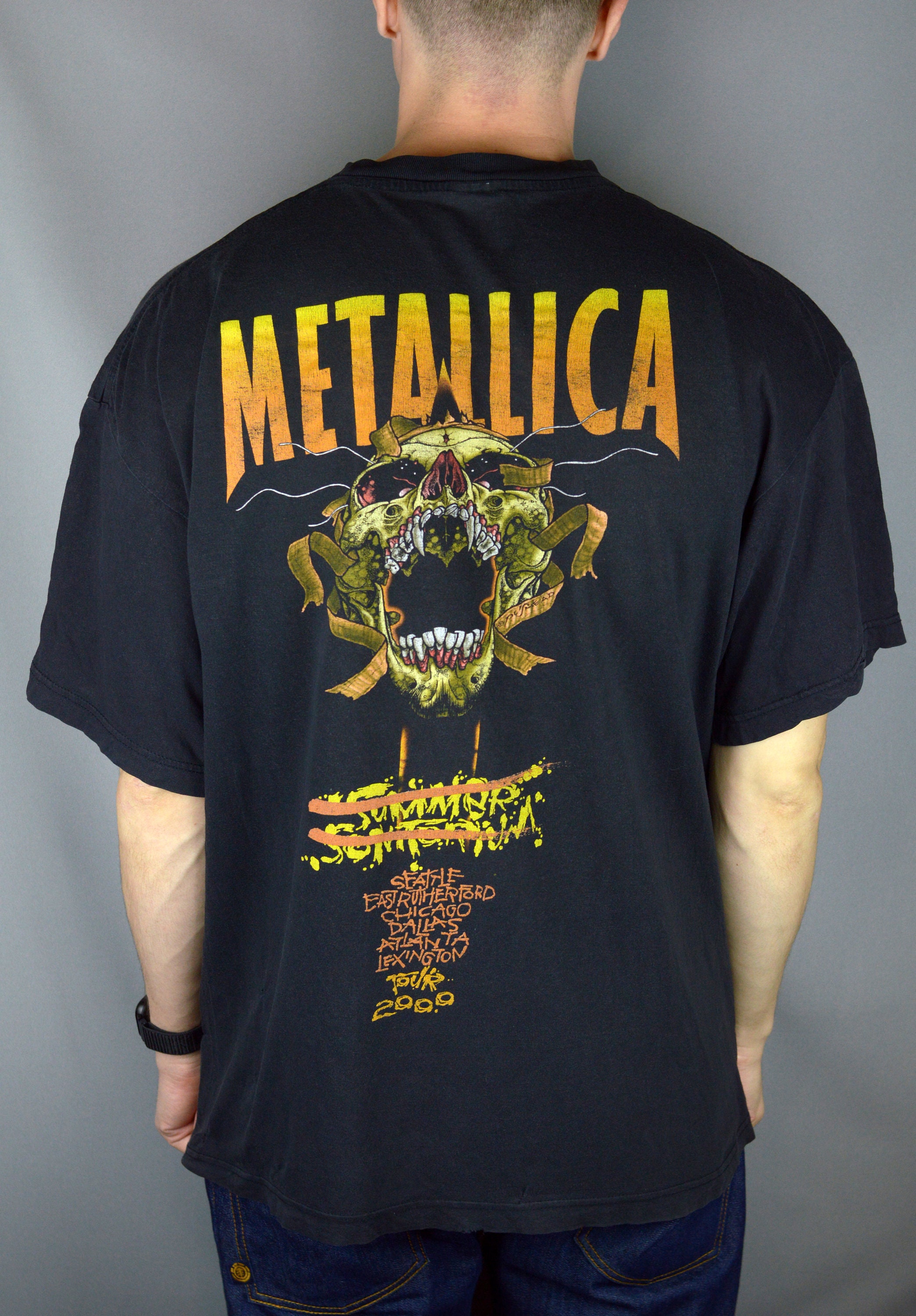 Vintage Metallica Pushead USA Tour 2000 T Shirt - Etsy Finland