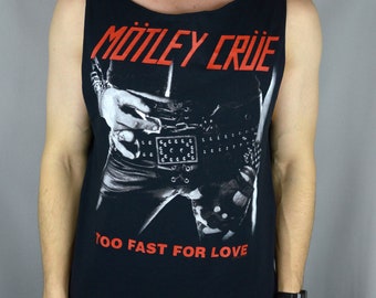 Vintage Motley Crue Too Fast for Love 