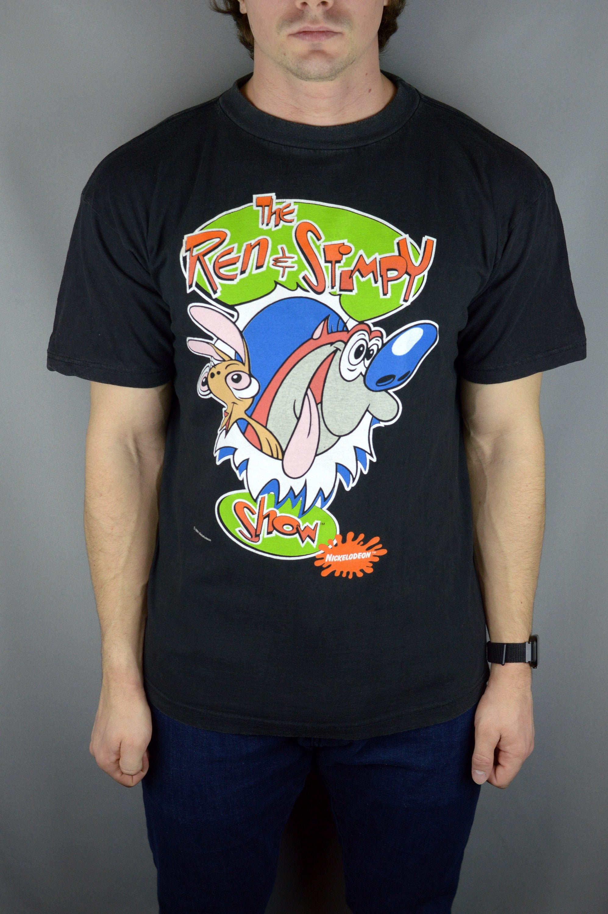Vintage the Ren and Stimpy Nickelodeon 1994 T Shirt Etsy UK