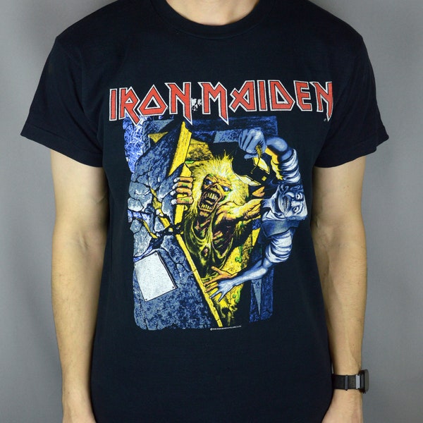 Vintage Iron Maiden No Prayer For The Dying 1990 t shirt (Single Stitch)