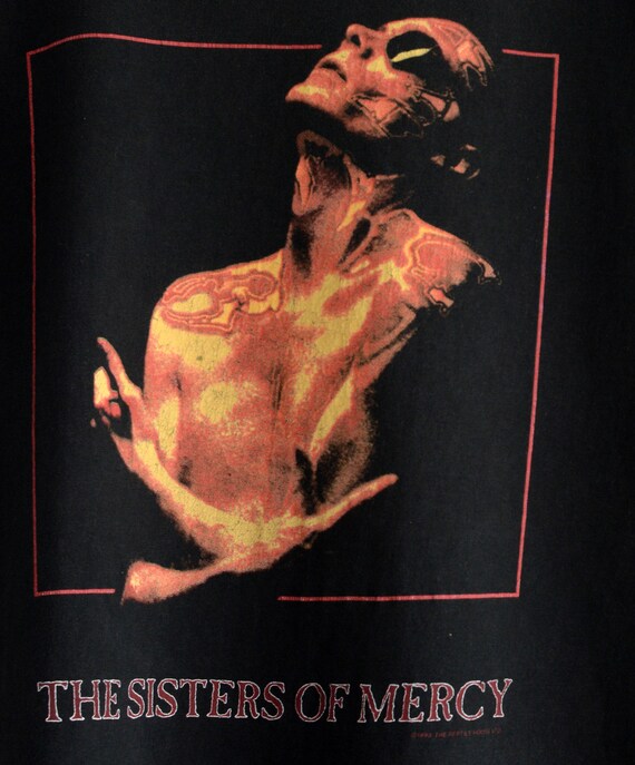 Vintage 1993 The Sisters Of Mercy Overbombing t shirt… - Gem