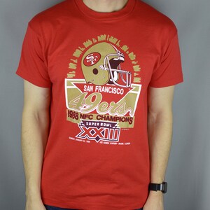 VINTAGE FORTY NINERS 1988 CHAMPIONS T
