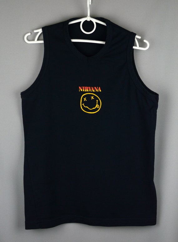 Vintage Nirvana 90s tank top (Made In Great Britain)