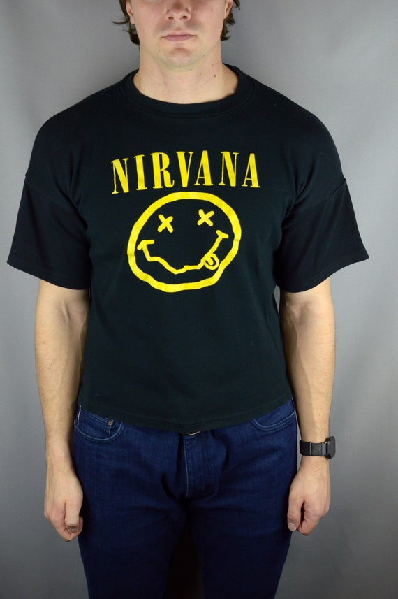 Vintage Nirvana Kurt Cobain 90s t shirt - image 2