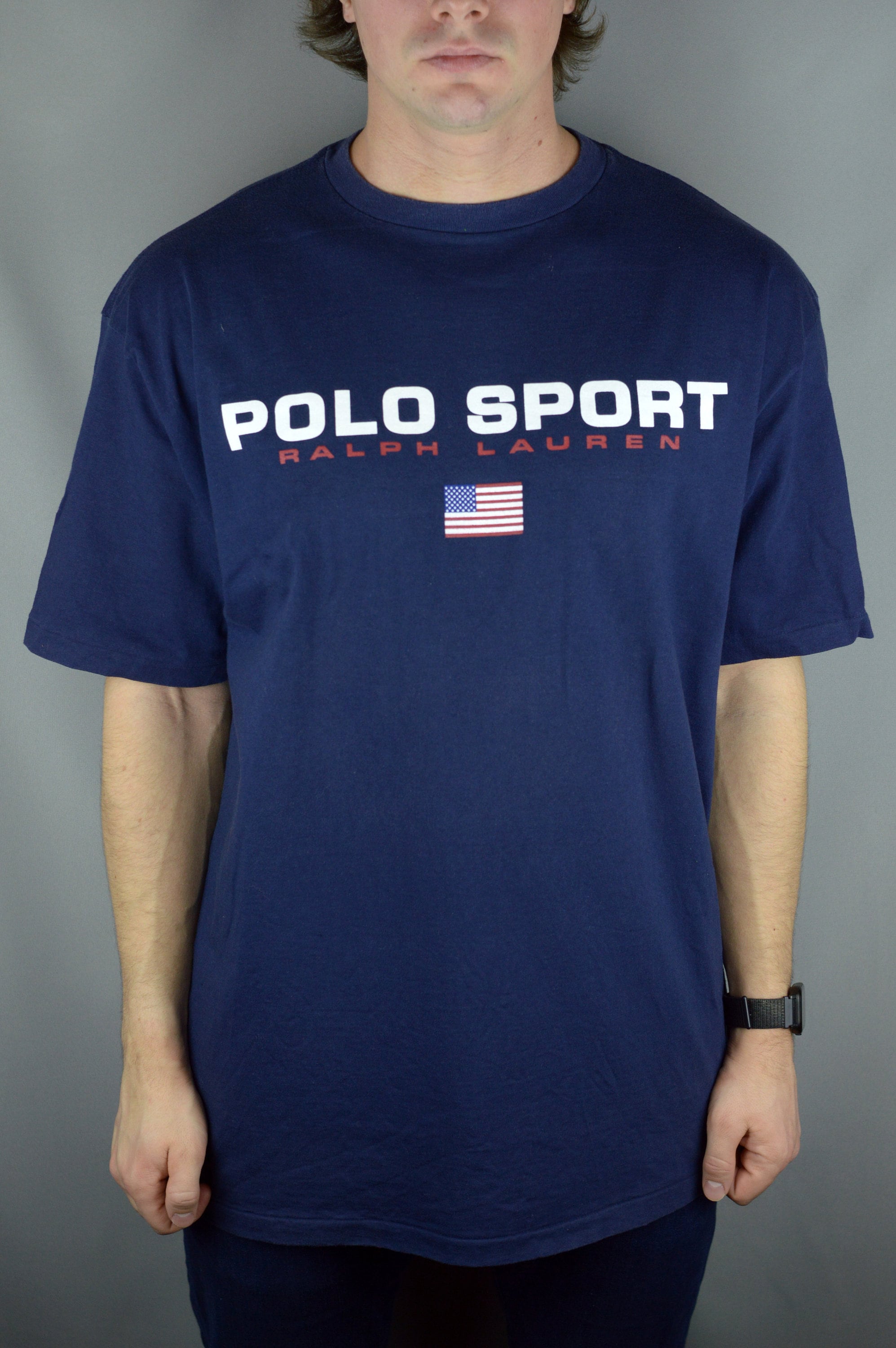 Vintage Polo Sport 90s T Shirt made in USA Single Stitch Etsy