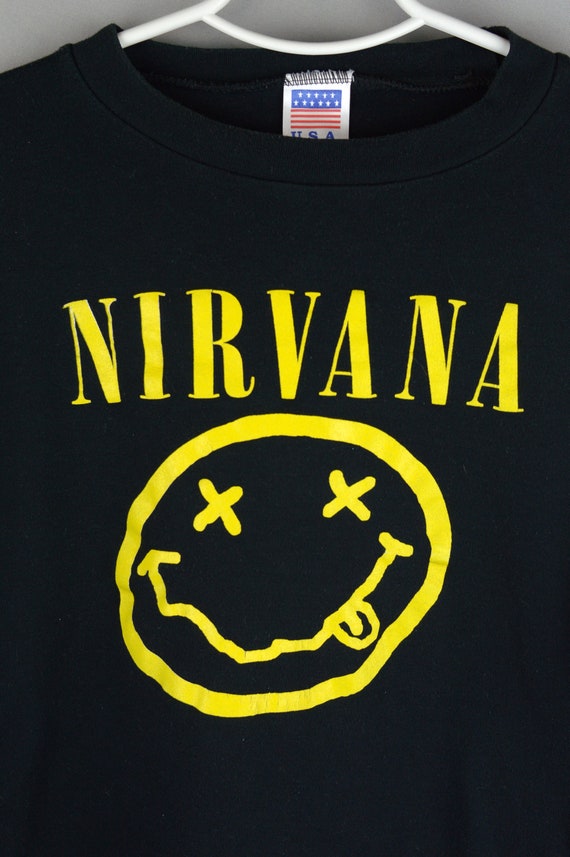 Vintage Nirvana Kurt Cobain 90s t shirt - image 3