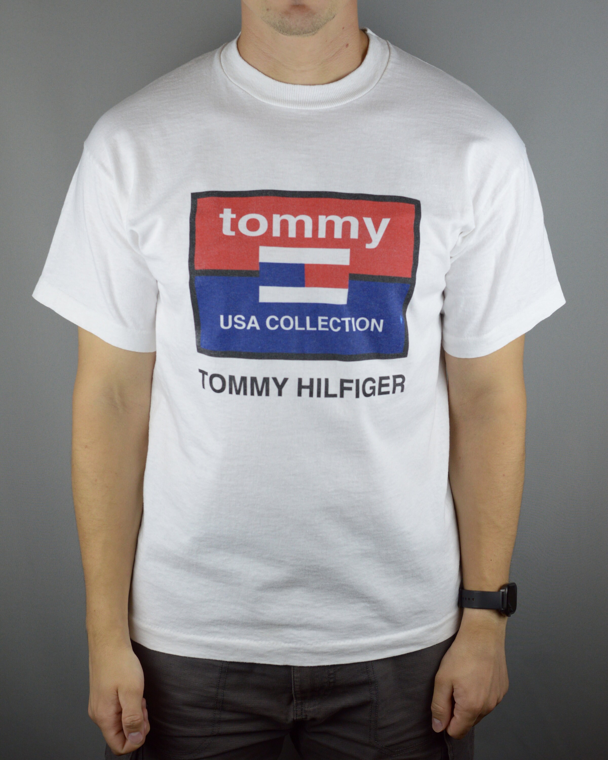 Vintage Tommy Hilfiger 90s T Shirt Single Stitch - Etsy