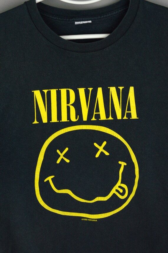 Vintage Nirvana Smile 1992 t shirt - image 3