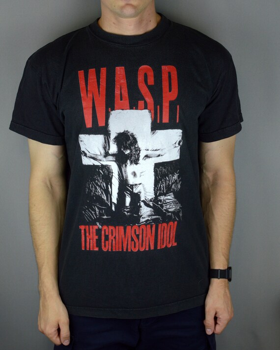 Vintage WASP The Crimson Idol 1992 t shirt Gem