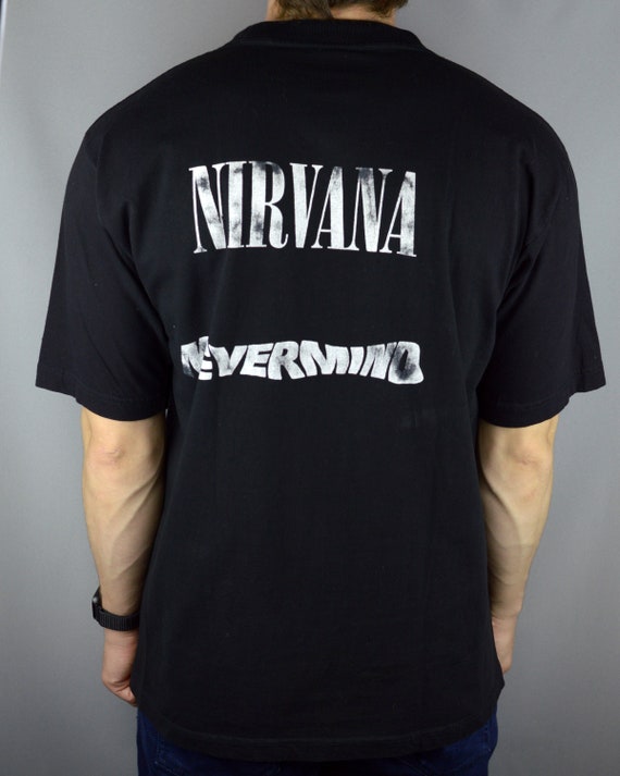 Vintage Kurt Cobain Nirvana Nevermind 90s T Shirt - Etsy