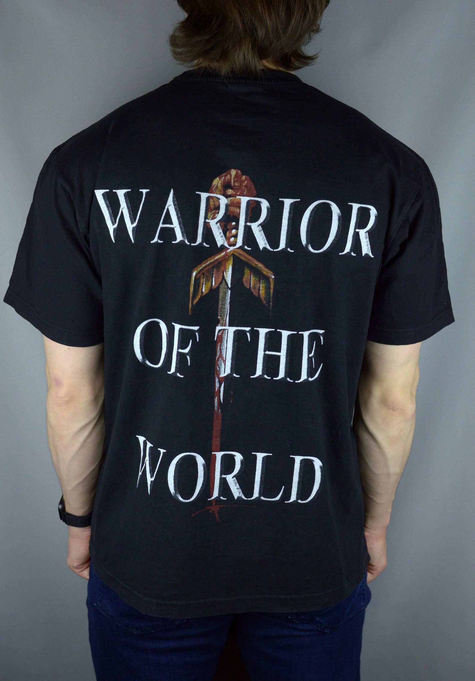 Vintage Manowar Warrior Of The World t shirt | Etsy