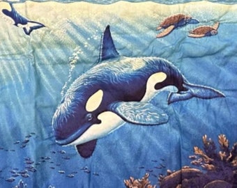 Orcas Vintage Quilted Wall Hanging