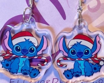 Christmas Stitch Earrings