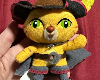 RARE OOAK Puss 'n Boots Keychain Plush SAMPLE