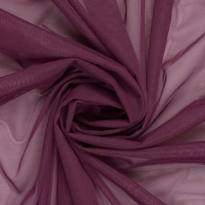 Carvico Alcantara Netz - 4-Wege-Stretch - Farbe Turandot | Perfekt für Bademode, Intimwäsche und Activewear