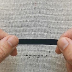 Swimwear Rubber Elastic – 8mm Bikini Elastic Tape – Premium Italian Latex Elastic for Swimwear, Lingerie & Activewear bild 5