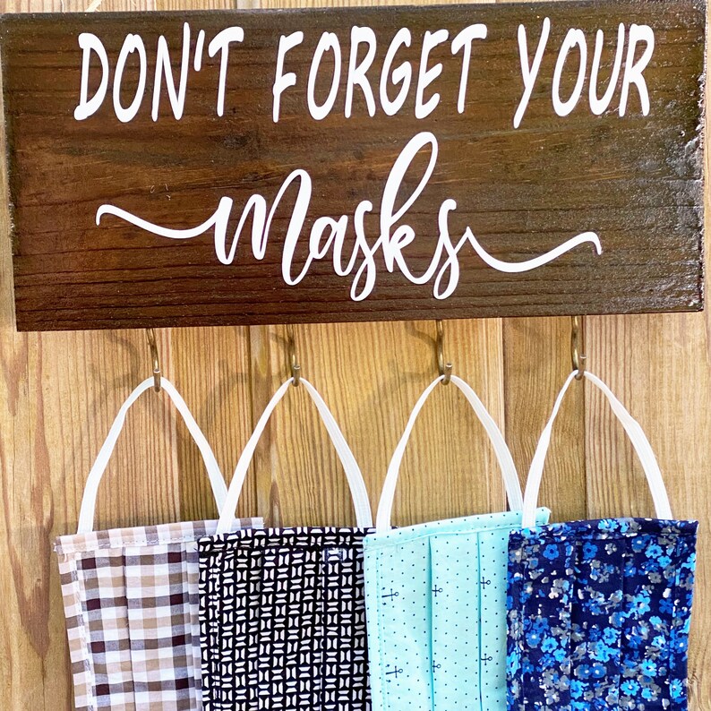 Face Mask Hanger Face Mask Holder Face Holder for Wall Mask Etsy