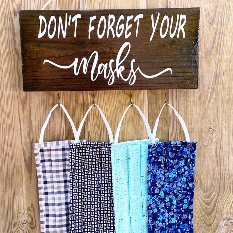 Face Mask Hanger Face Mask Holder Face Holder for Wall Mask Etsy