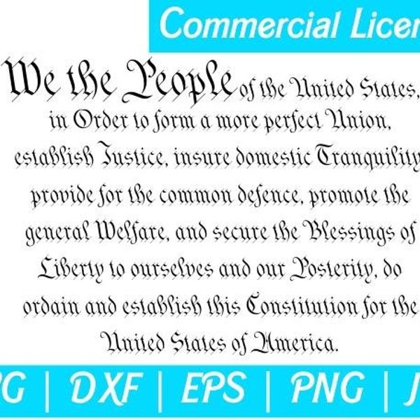 We The People SVG, 2nd Amendment Svg, 4th Of July Svg, American Flag Svg, Commercial Use, Constitution, Cricut, Cut File, Silhouette