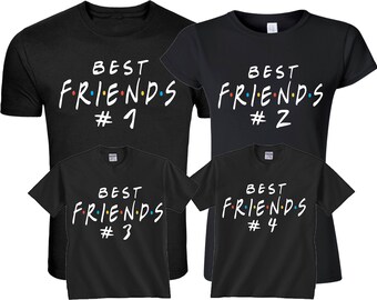 best friends twinning t shirts