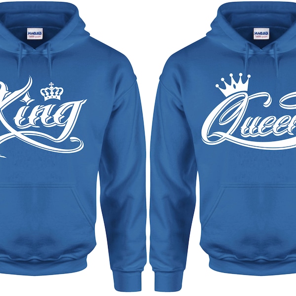 King & Queen Hoodies