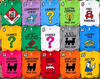 Board Game Halloween Family Group Matching Team T-Shirt Game Card play Halloween Custom Design