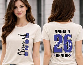2026 Senior Graduation T-Shirt: Proud Family Graduate, Custom Name