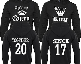 She's my queen he's my king sweaters 2025
