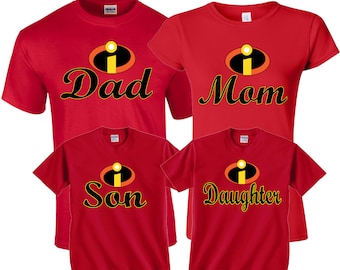 Incredibles t shirts for family Clearance