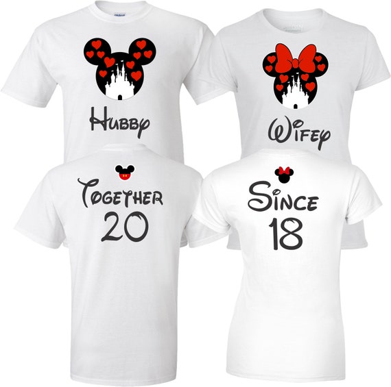 Hubby Wifey Mickey Minnie New Disney 