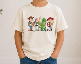 Back to school cartoon character toyss Pre-K, 1st Grade Kids Family kid gift fun cute tshirt
