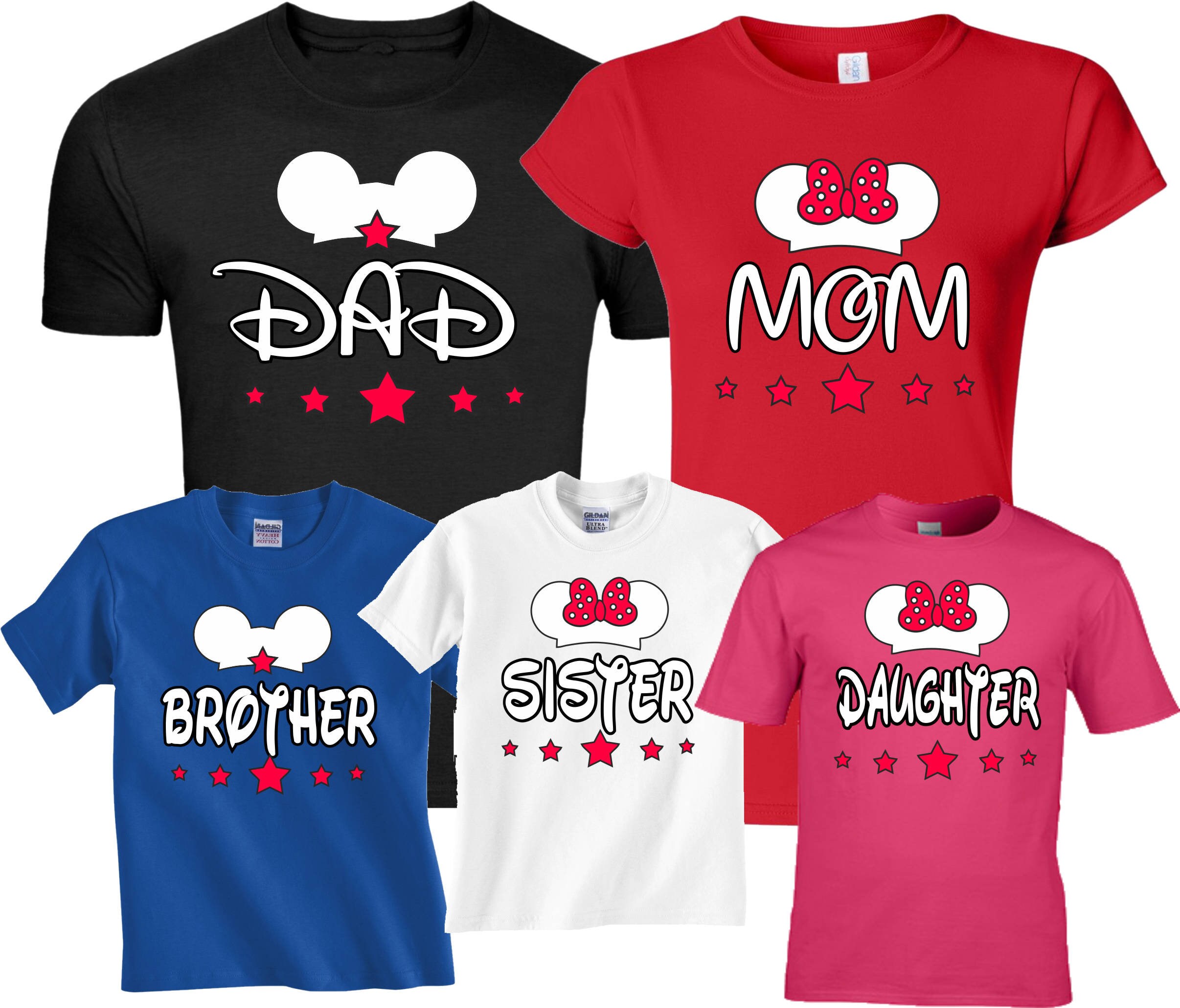 mickey and minnie mom and dad shirts