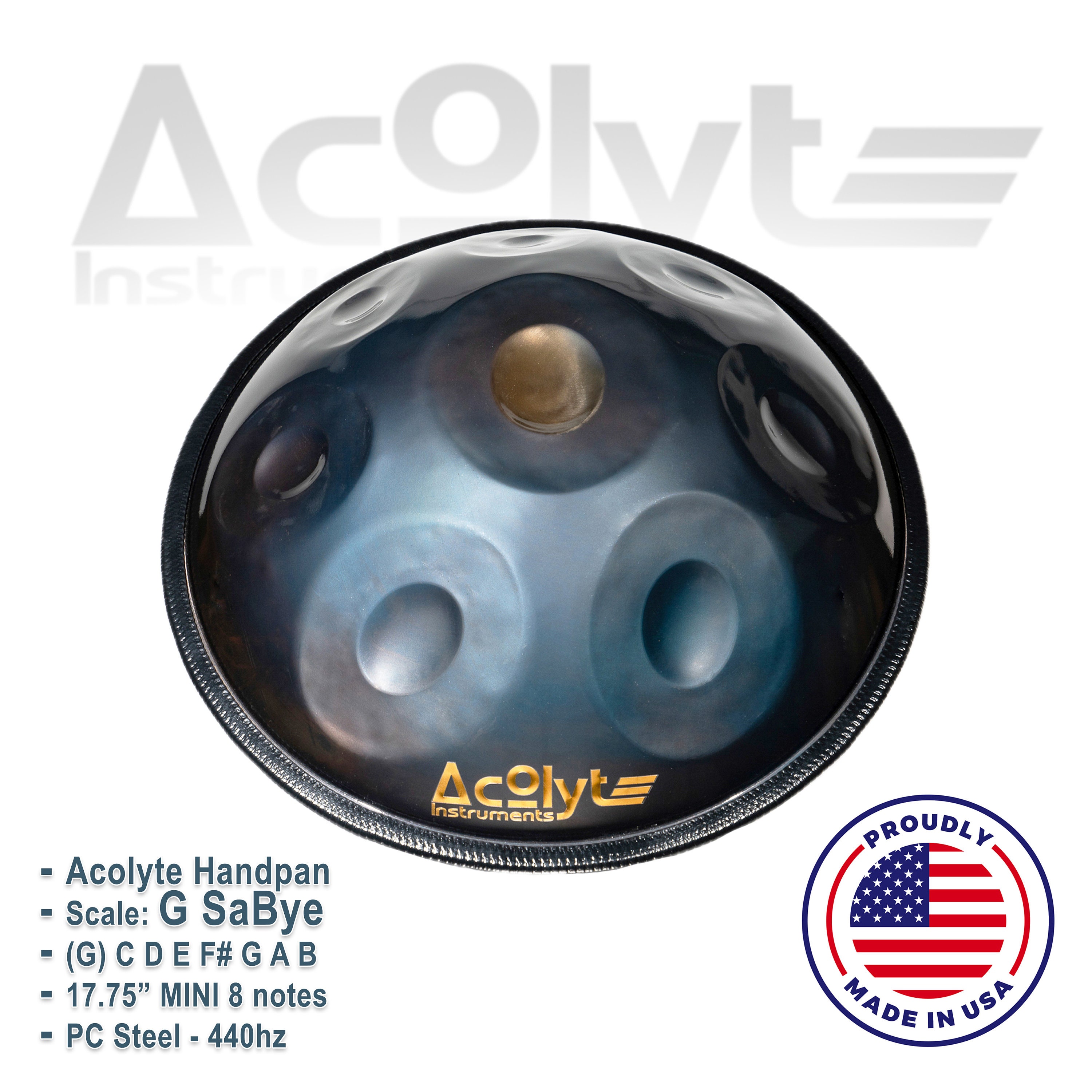 G Sabye 8note Acolyte Mini Handpan Etsy Canada
