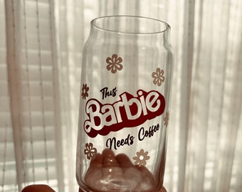 Barbie Coffee Glass