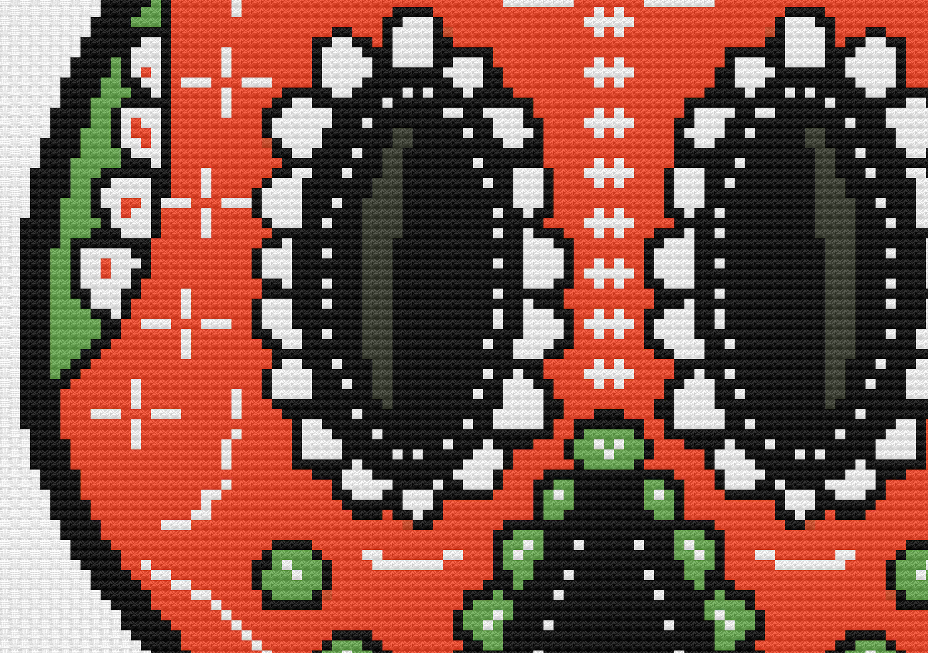 Sugar Skull Cross Stitch Pattern PDF Instant Download Printable Chart ...