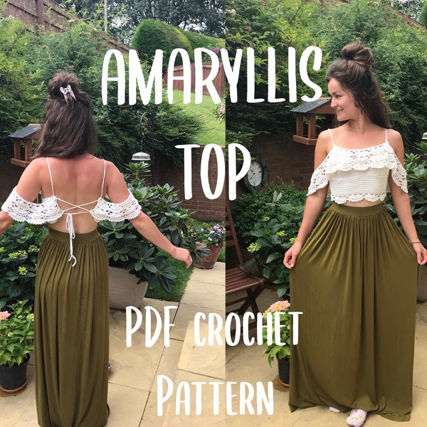 Amaryllis Top - PDF Crochet Pattern