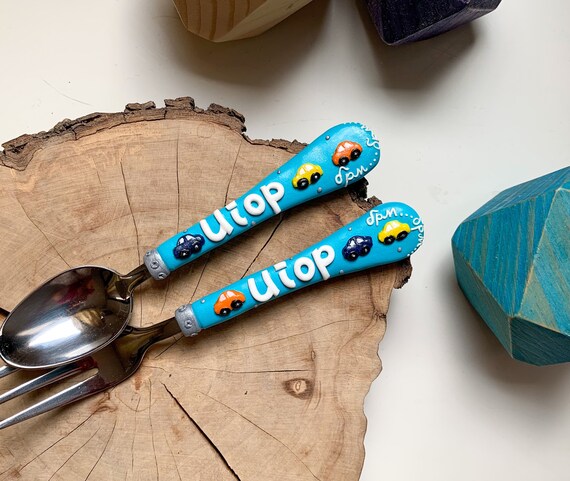 Personalized on sale baby silverware