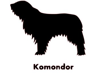 Custom Personalized Komondor Decal Komondor Vinyl Sticker Dog Name Car Tumbler Laptop Komondor Dog Decal