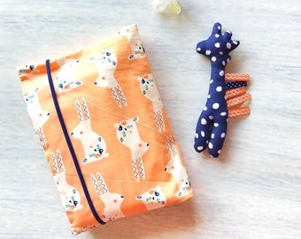 Diaper Clutch Unisex Colors | Baby Shower Gift | New Mom Gift | Bunny Peach Color Fabric