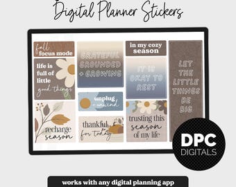 Quotes Vol. #04 Digital Planner Stickers | iPad & Android | Positive Sayings