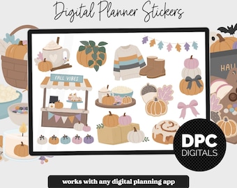 October 2026 Vibes Digital Planner Stickers | iPad & Android | Bewitched Theme