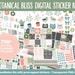 Botanical Bliss March Digital Sticker Bundle | GoodNotes & iPad | Spring Calendar Dates, Sticky Notes, Washi, Trackers and More!