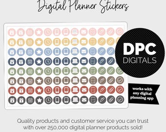 Homestead-pictogrammen digitale plannerstickers | iPad en Android | Homestead-thema