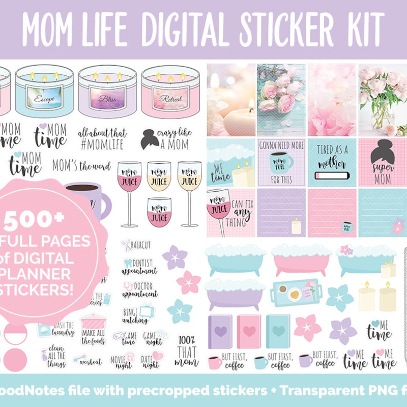 Mom Planner Stickers - Etsy