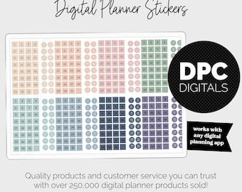Starfall Calendar Essentials Digital Planner Stickers | iPad & Android