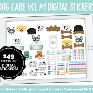 Hondenverzorging Vol #1 | GoodNotes en iPad | Puppy, Chihuahua, Lab, Teckel, Huskie, Pet Trackers, Dierenarts