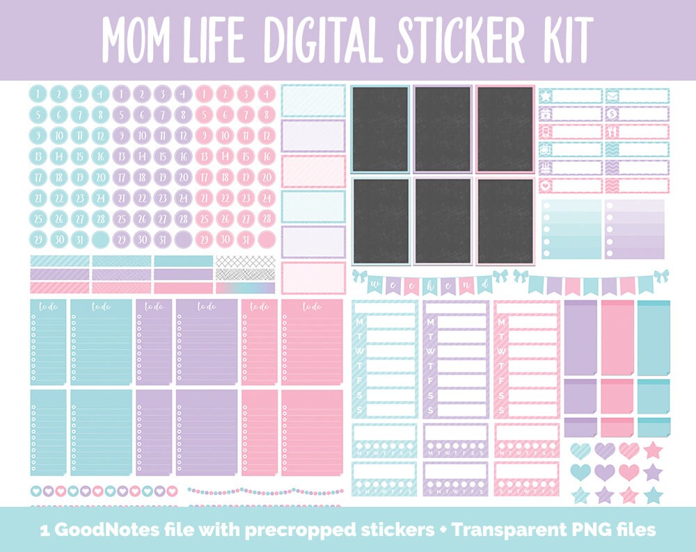 Mom Life Planner Sticker Sheet planner Stickers, Doll Stickers, Mom  Stickers, Fashion Stickersdark 