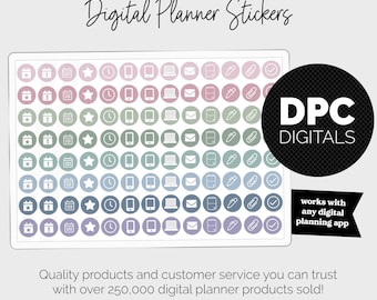 Garden Icons Digital Planner Stickers | iPad & Android