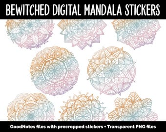 Bewitched Mandala Digital Planner Stickers | iPad & Android